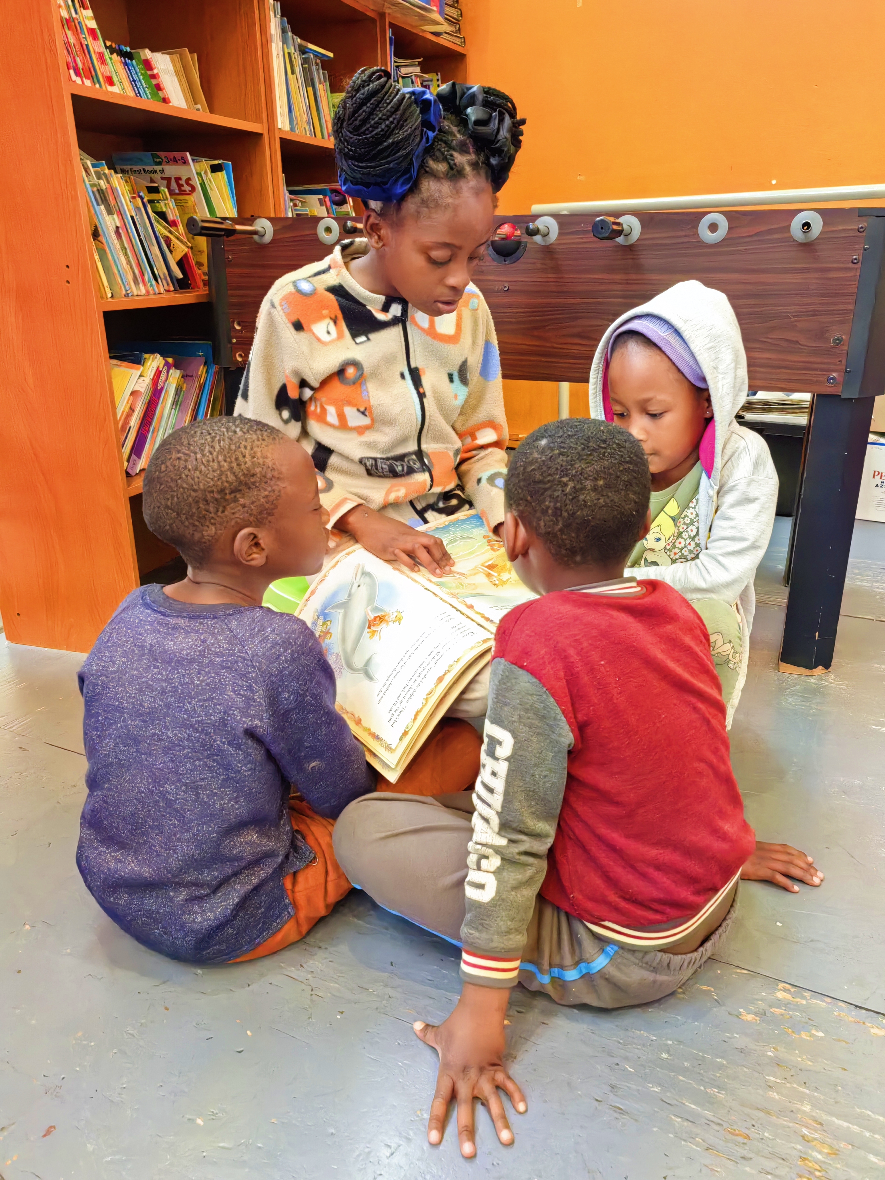 Reading time in our community centre